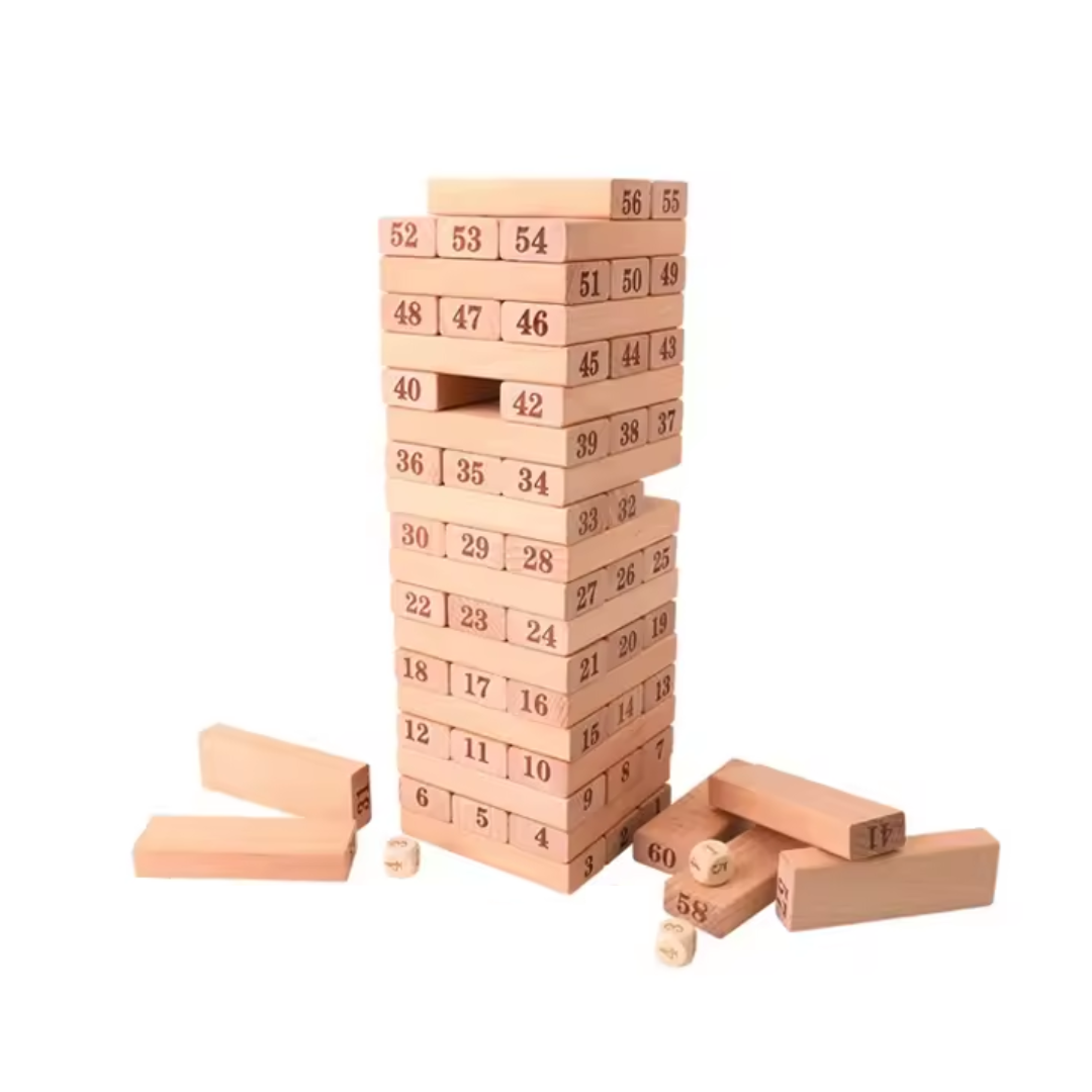 JENGA NUMERADO (54 pizas)