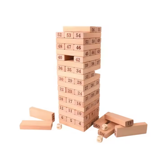 Jenga Numerado (54 pizas)